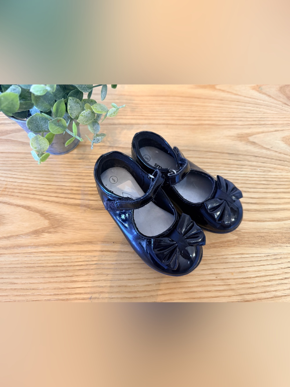 🌿4/$25 • Smartfit Black Patent Mary Jane Shoes with Bow